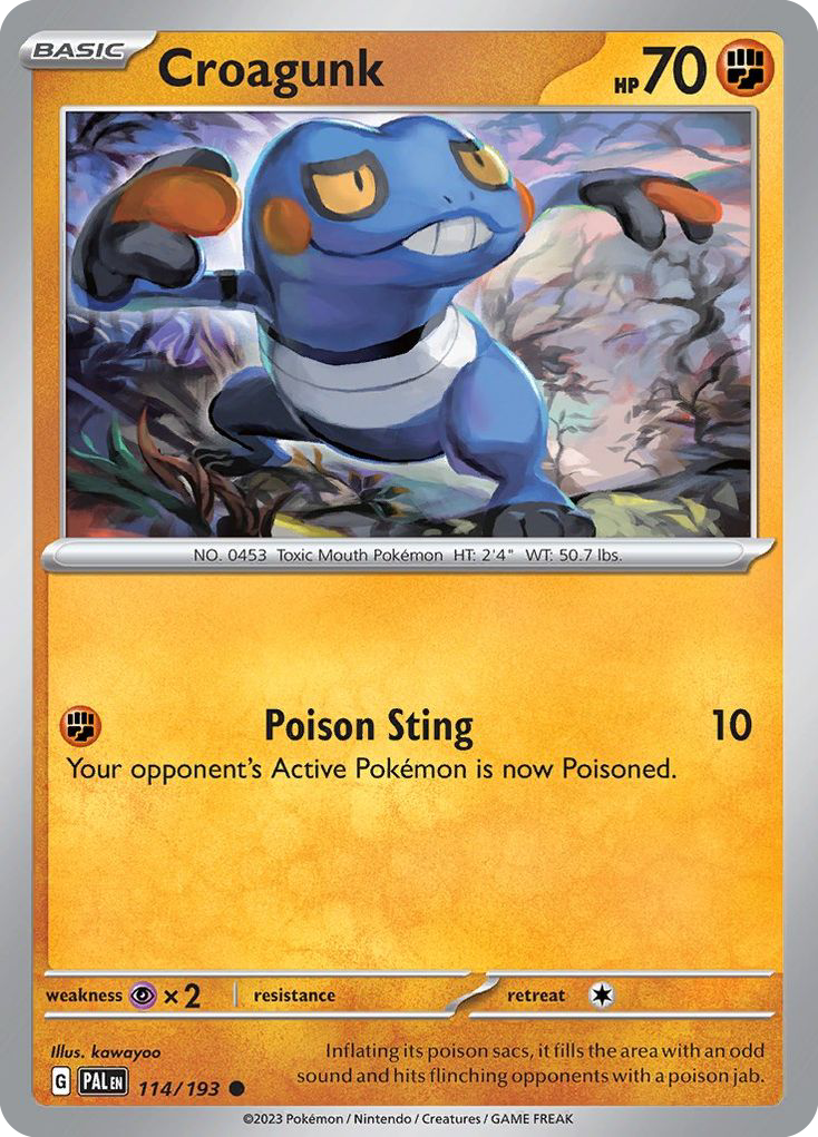 Croagunk — illustrated card
