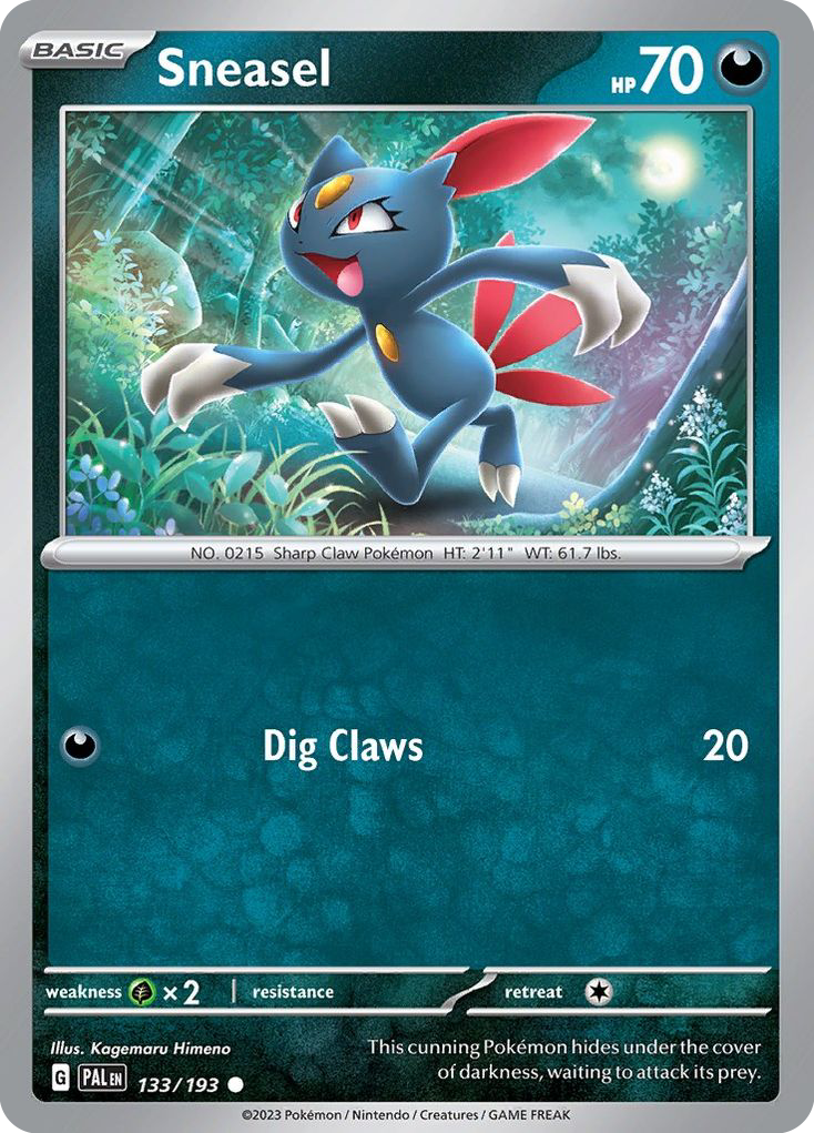 Sneasel — illustrated card