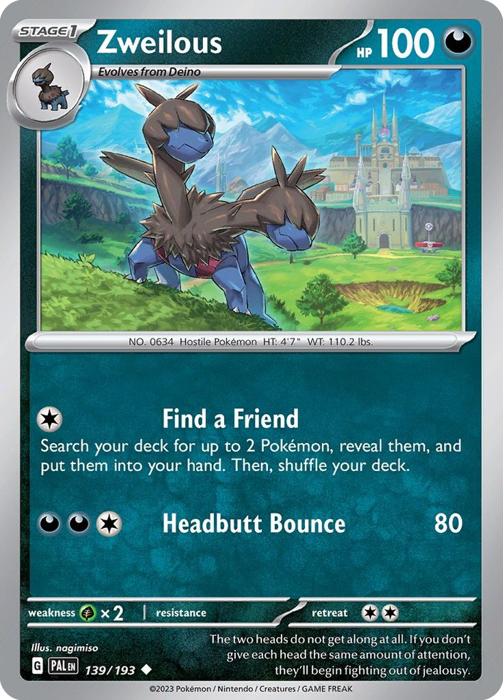 Zweilous — illustrated card