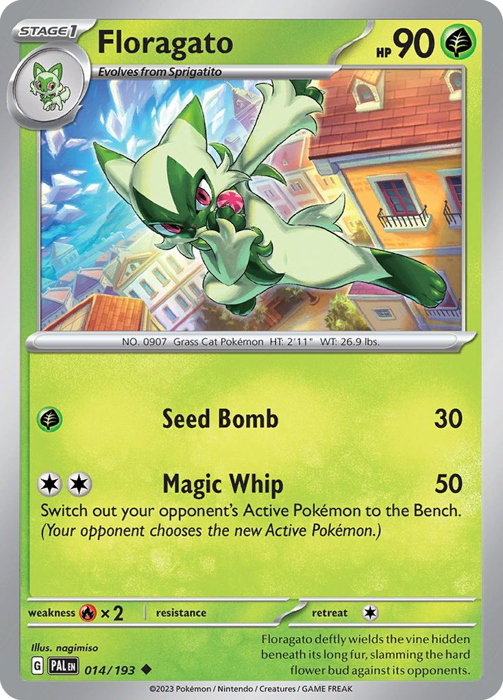 Floragato — illustrated card