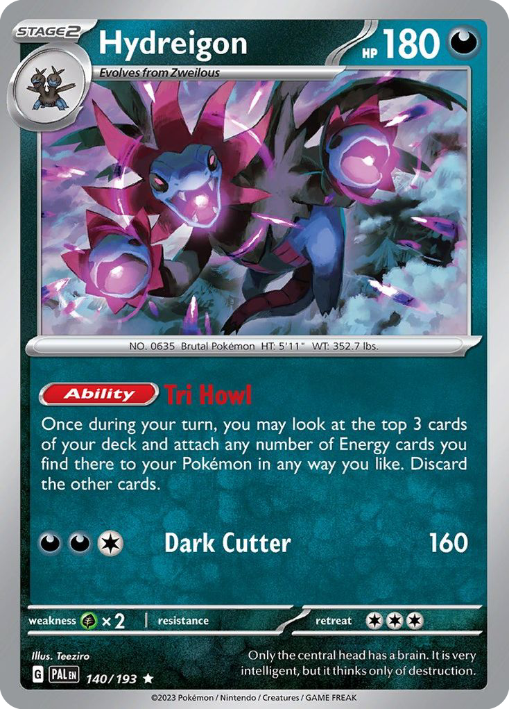 Hydreigon — illustrated card