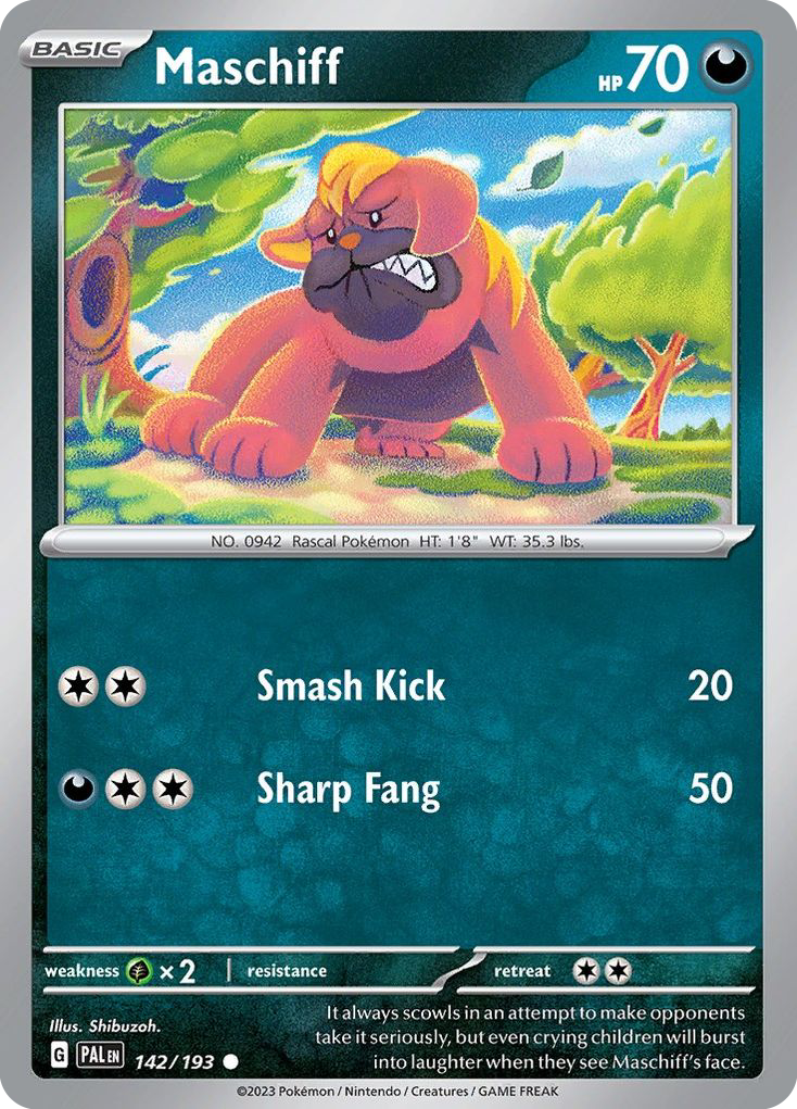 Maschiff — illustrated card