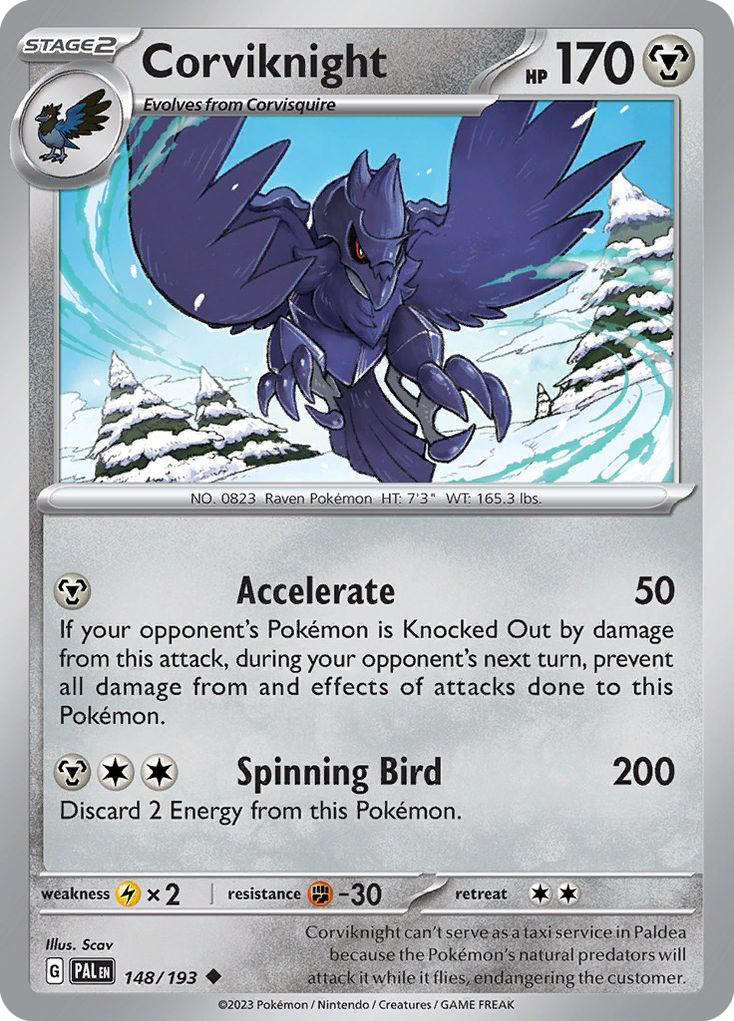 Corviknight — illustrated card