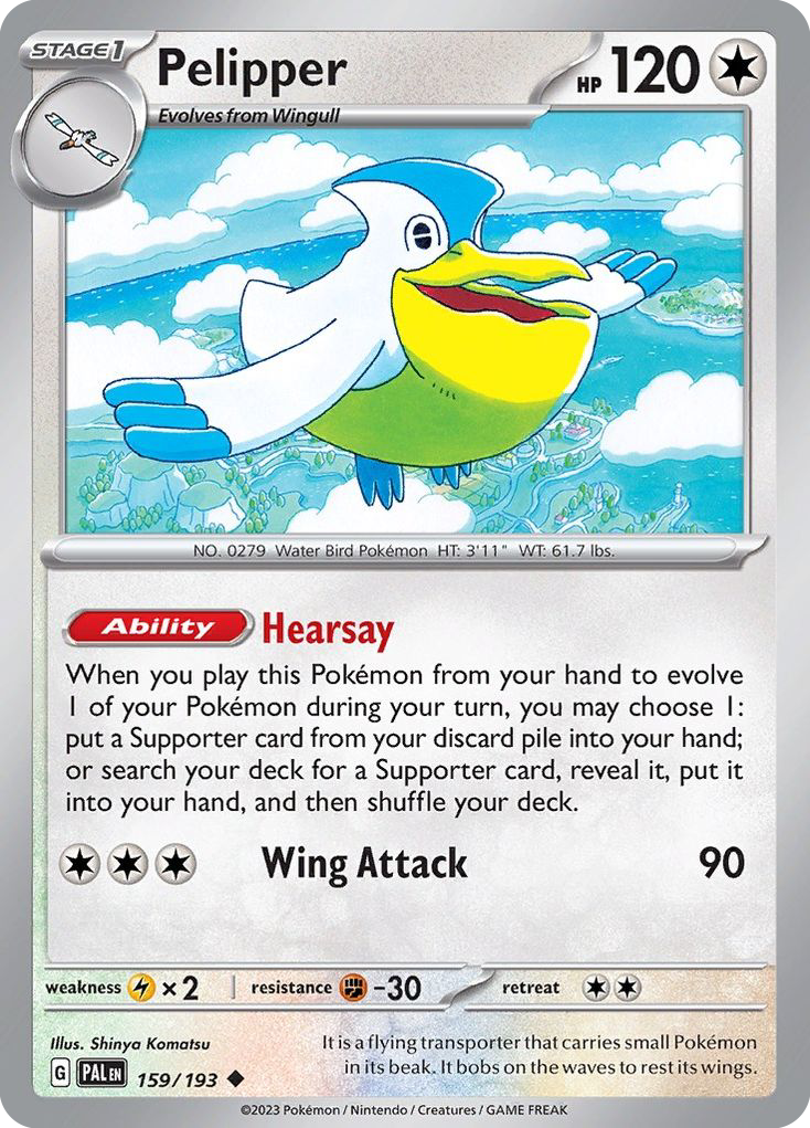 Pelipper — illustrated card
