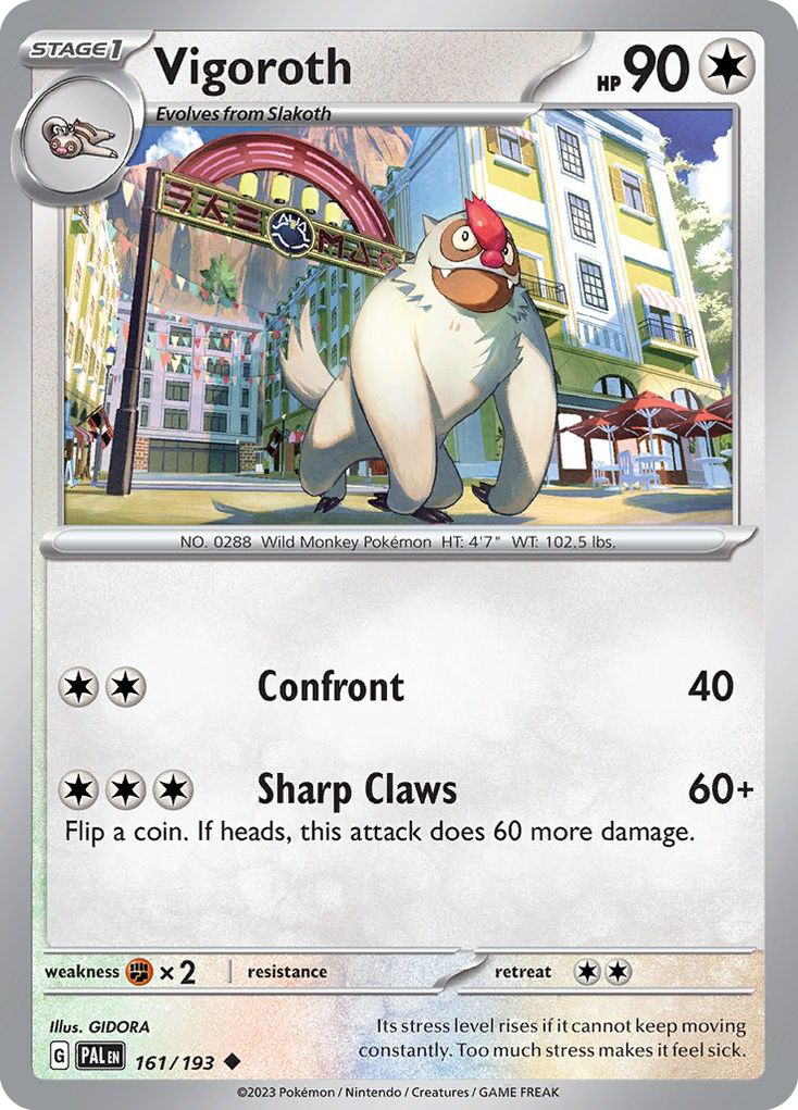 Vigoroth — illustrated card