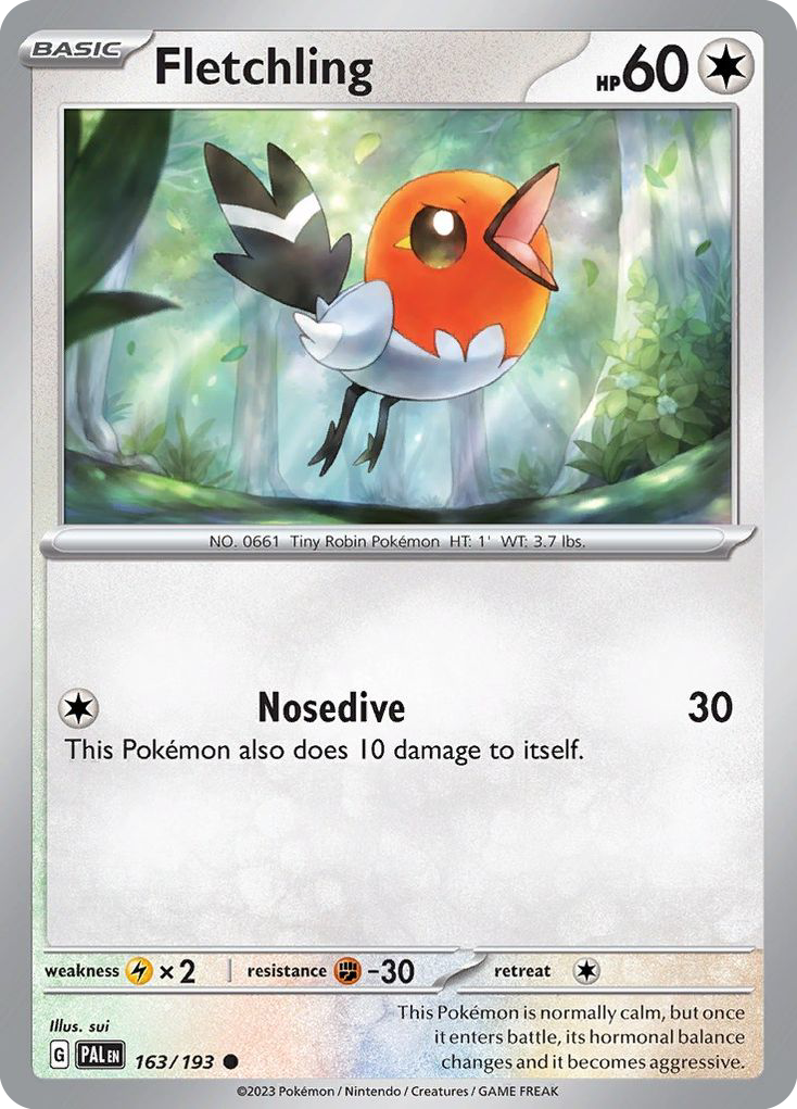 Fletchling — illustrated card