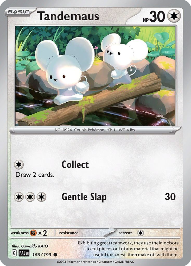 Tandemaus — illustrated card