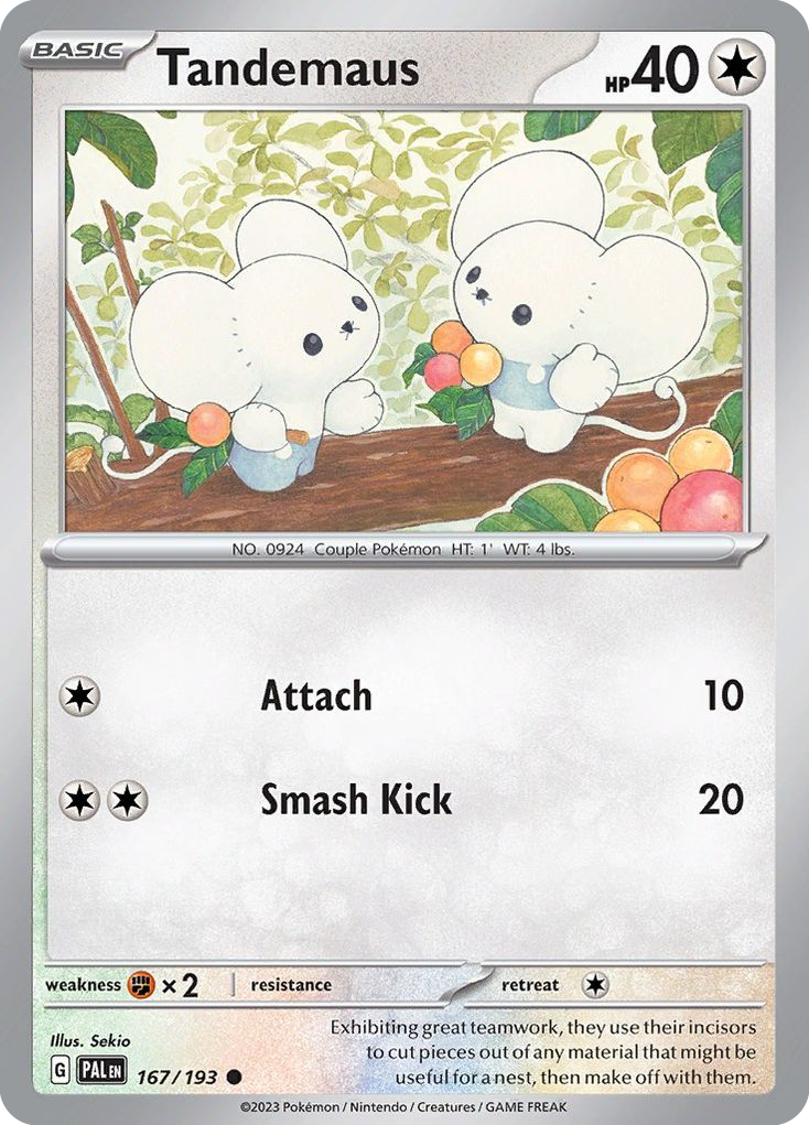 Tandemaus — illustrated card