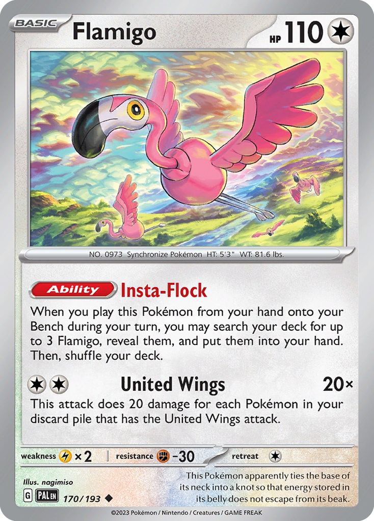 Flamigo — illustrated card