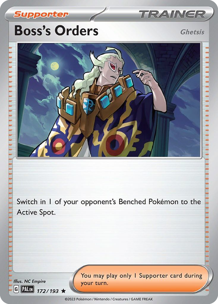 Boss's Orders (Ghetsis) — illustrated card