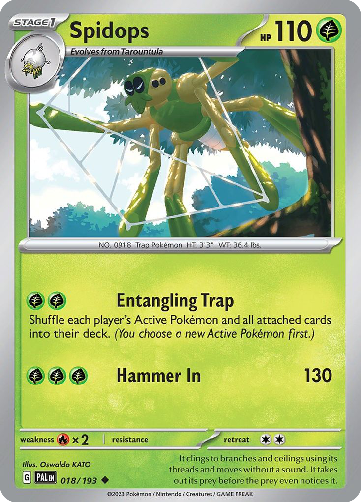 Spidops — illustrated card