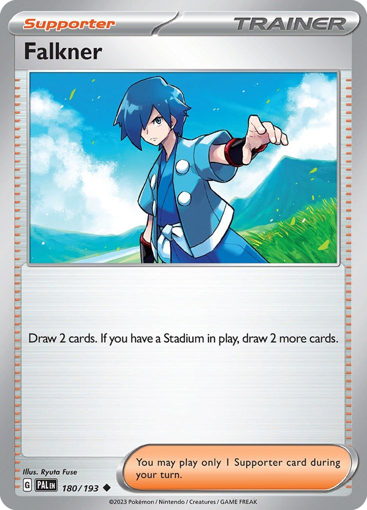 Falkner — illustrated card
