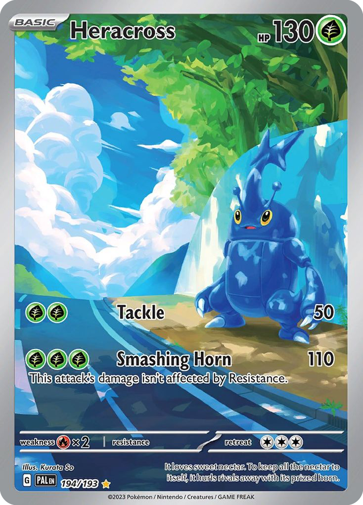 Heracross — illustrated card