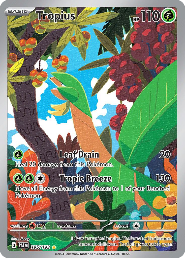 Tropius — illustrated card