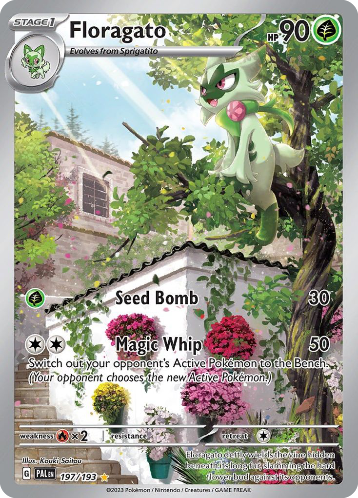 Floragato — illustrated card