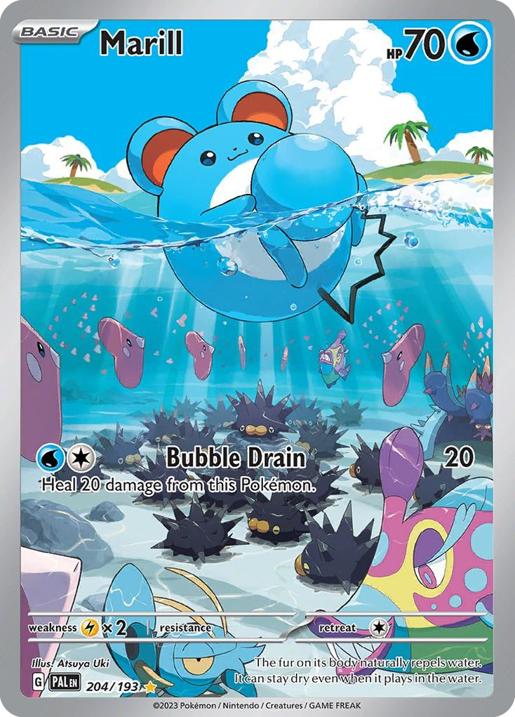 Marill — illustrated card