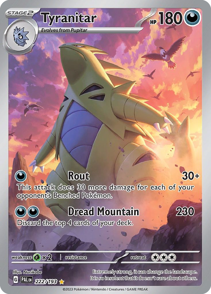 Tyranitar — illustrated card