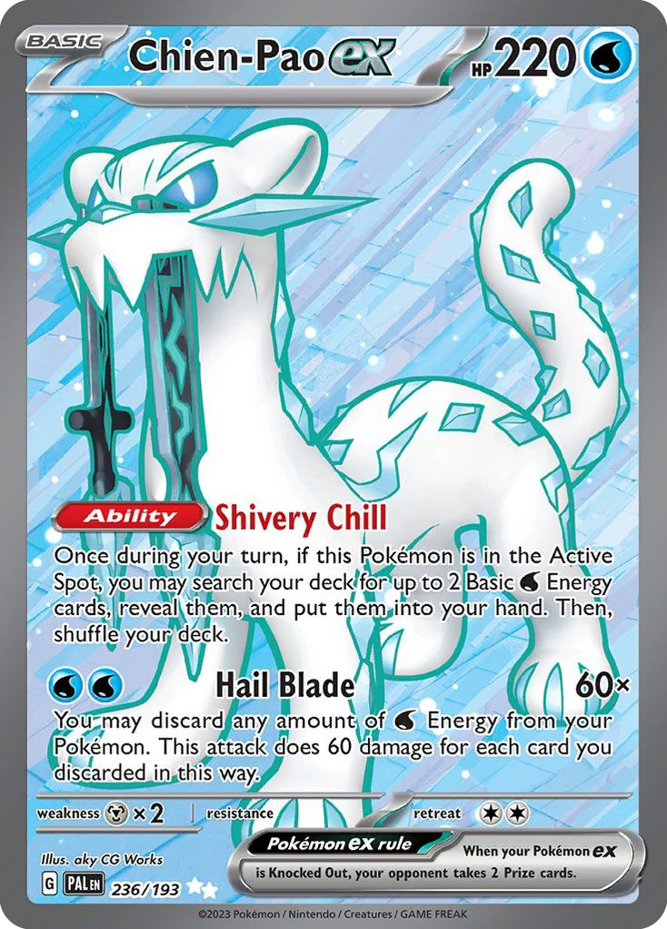 Chien-Pao ex — illustrated card