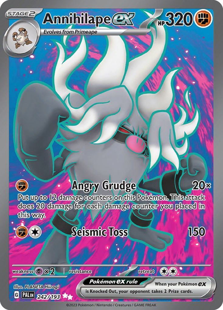 Annihilape ex — illustrated card