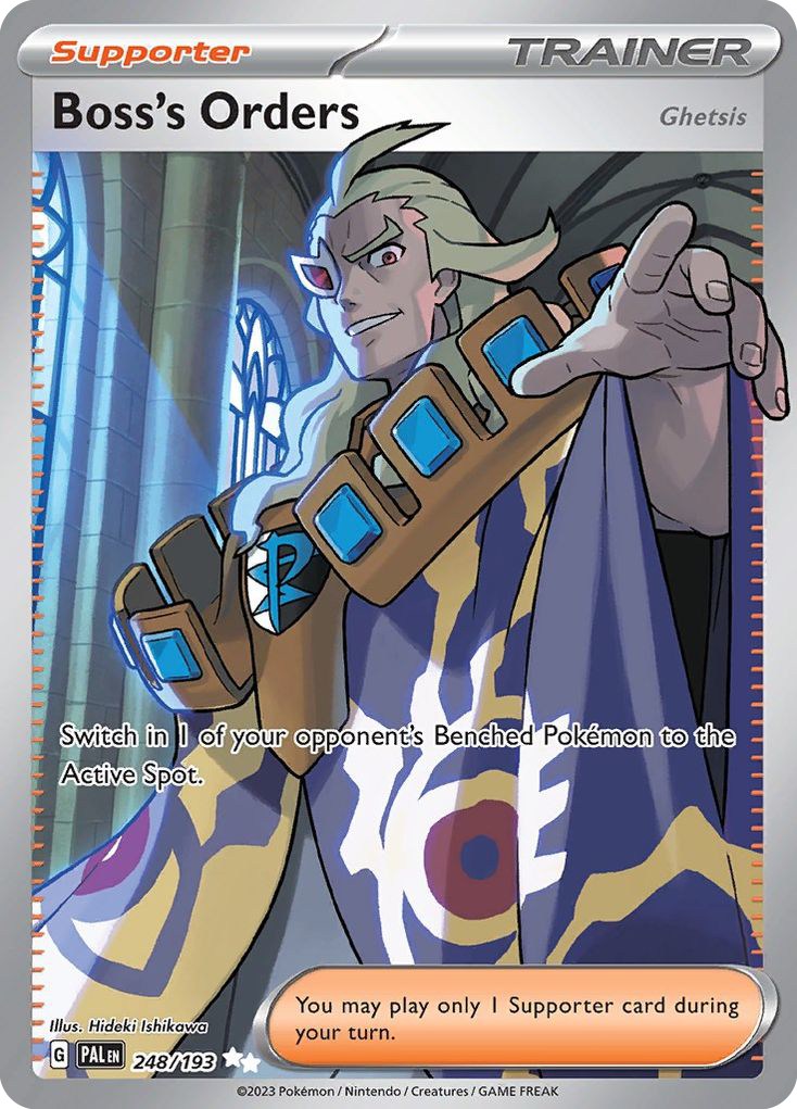 Boss's Orders (Ghetsis) — illustrated card