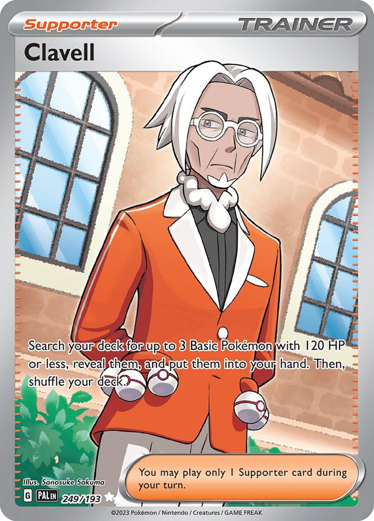 Clavell — illustrated card