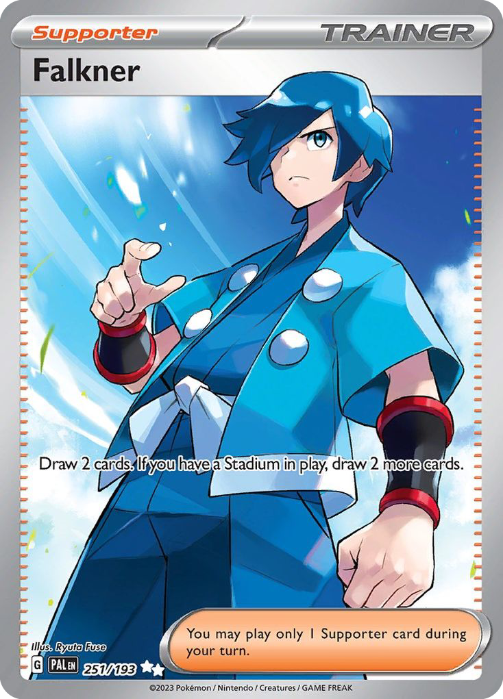 Falkner — illustrated card