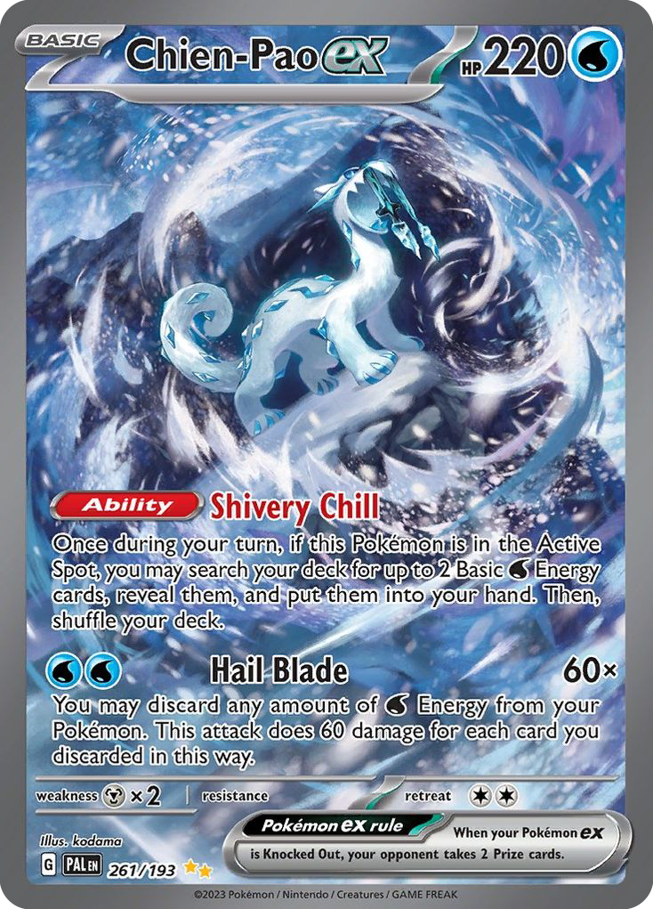 Chien-Pao ex — illustrated card