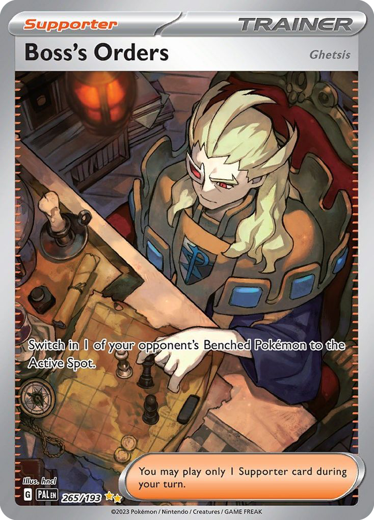 Boss's Orders (Ghetsis) — illustrated card
