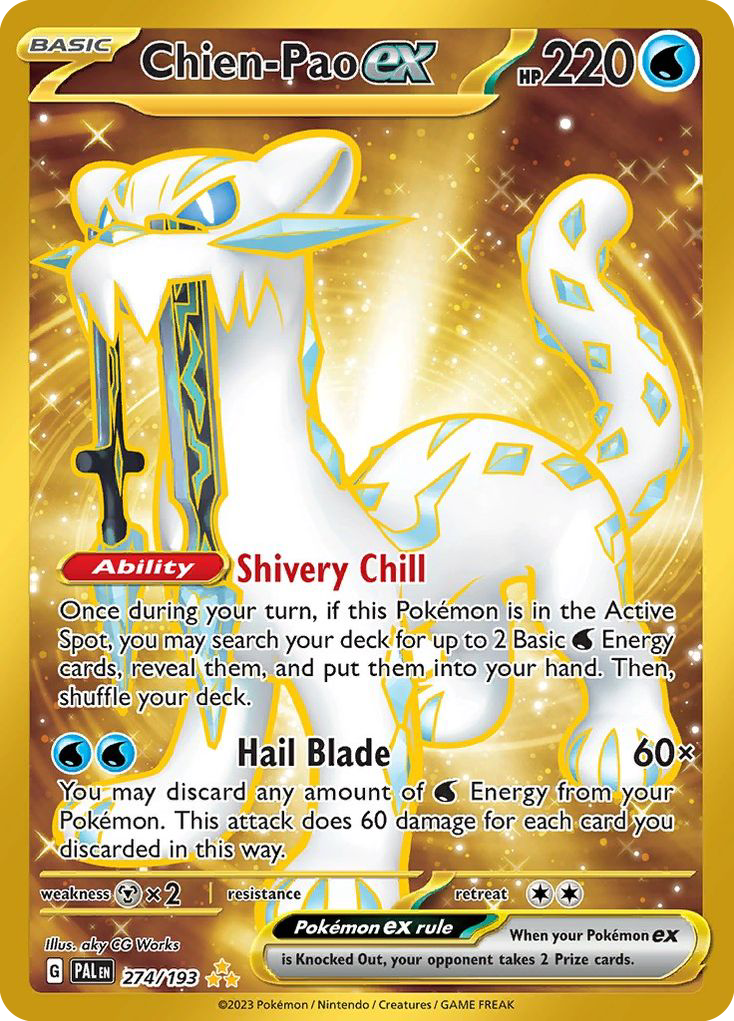 Chien-Pao ex — illustrated card