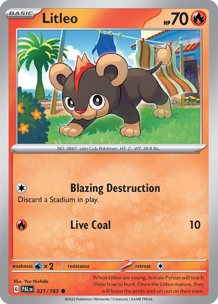 Litleo — illustrated card