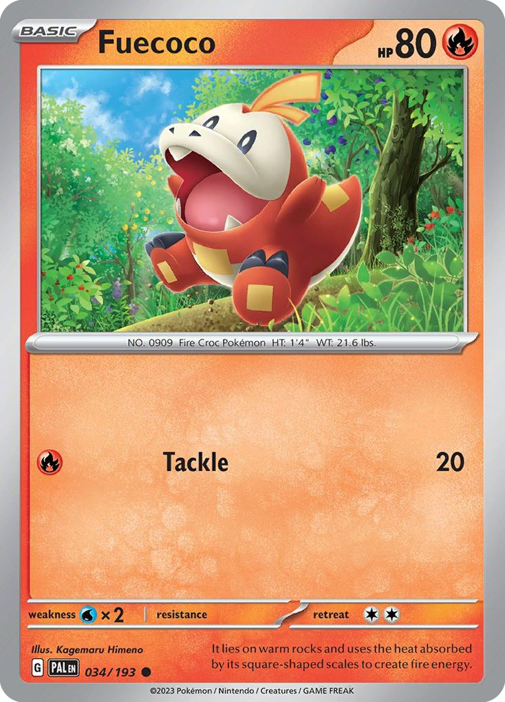 Fuecoco — illustrated card