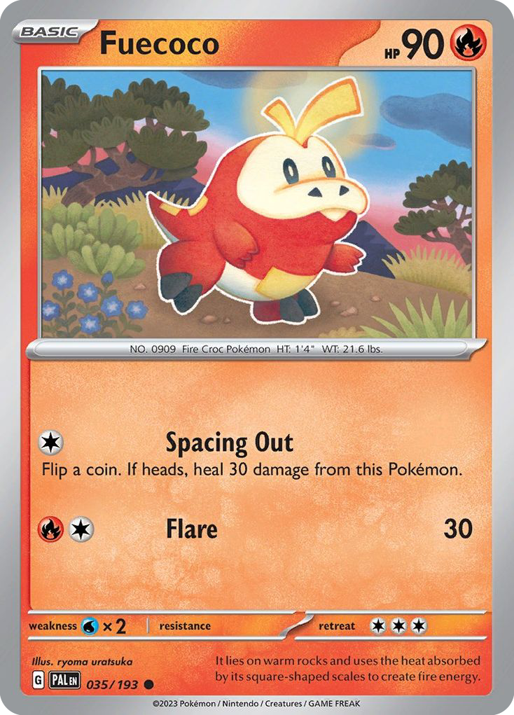 Fuecoco — illustrated card