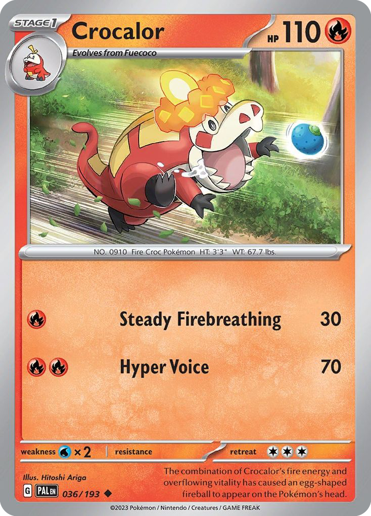 Crocalor — illustrated card