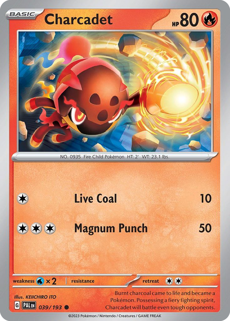 Charcadet — illustrated card