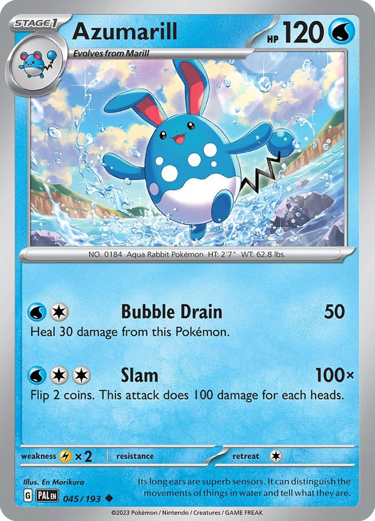 Azumarill — illustrated card