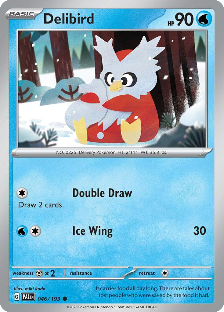 Delibird — illustrated card