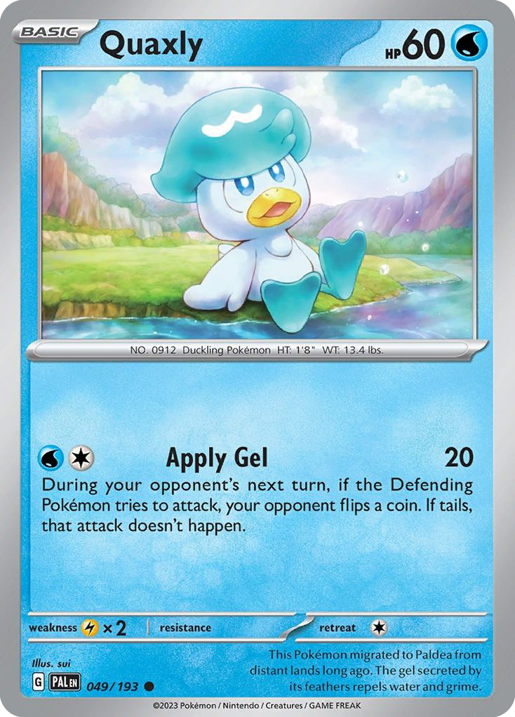 Quaxly — illustrated card
