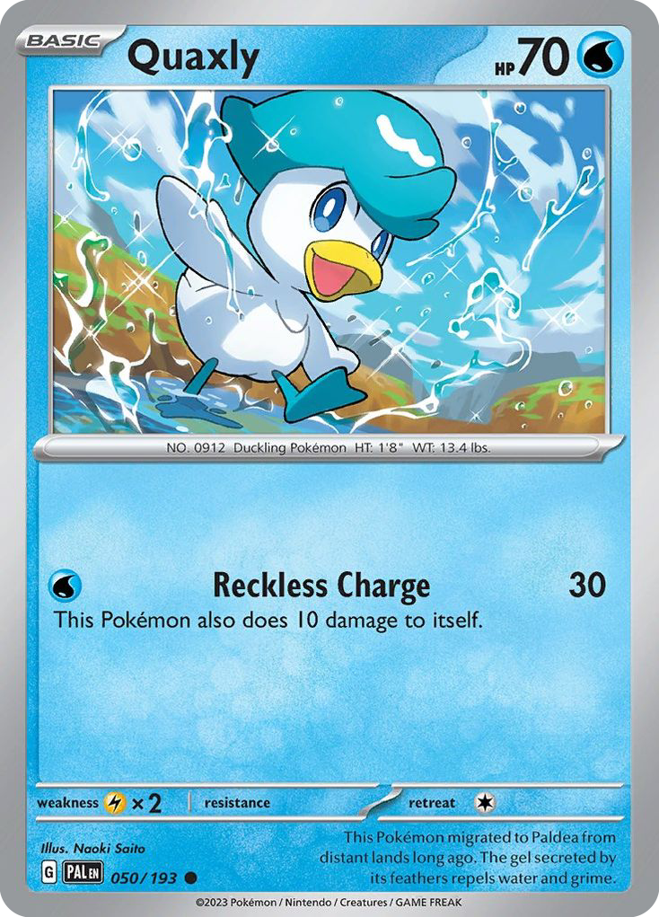 Quaxly — illustrated card
