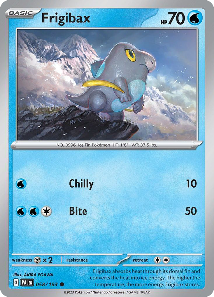 Frigibax — illustrated card