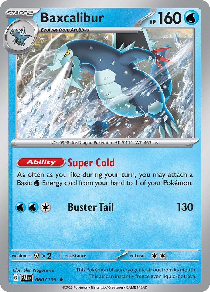 Baxcalibur — illustrated card
