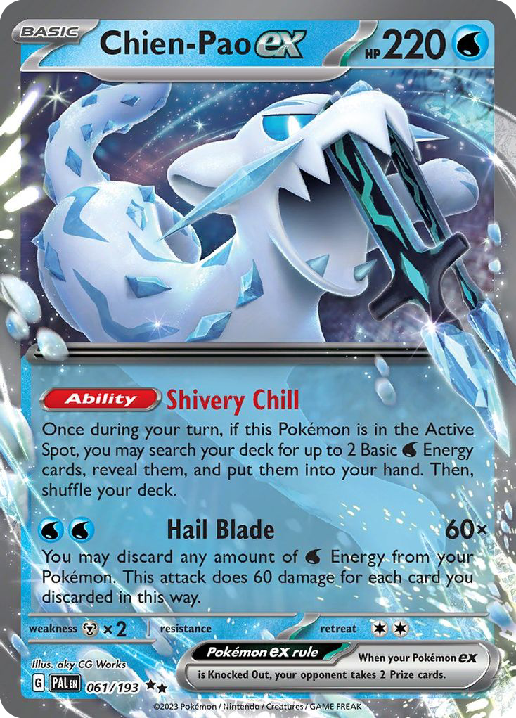 Chien-Pao ex — illustrated card