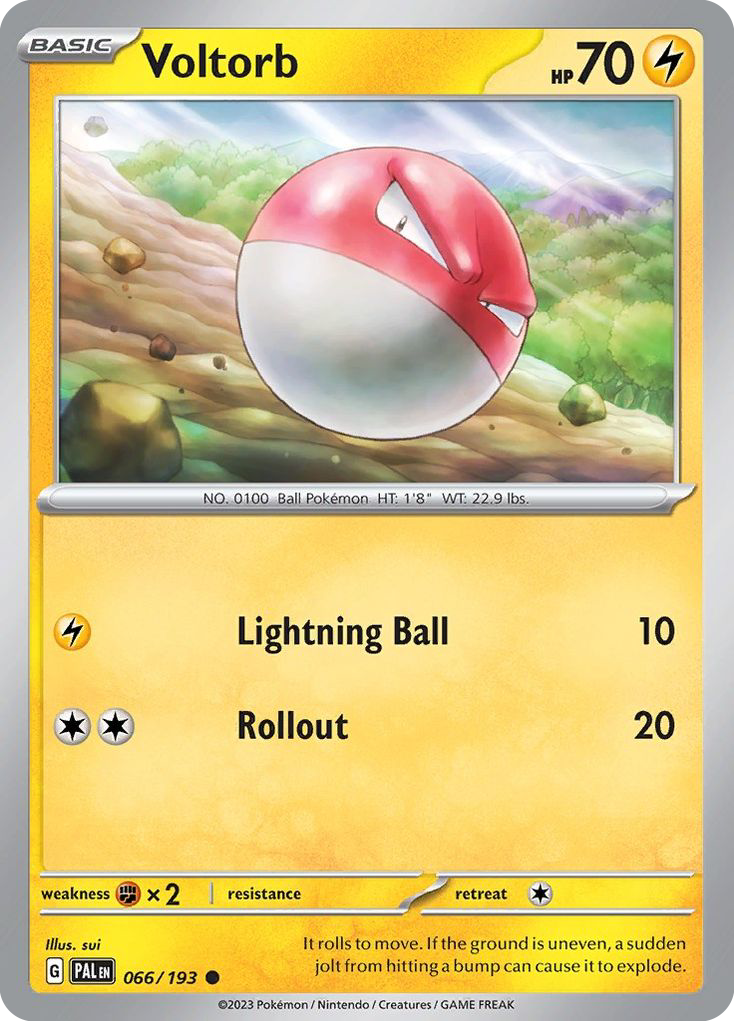 Voltorb — illustrated card