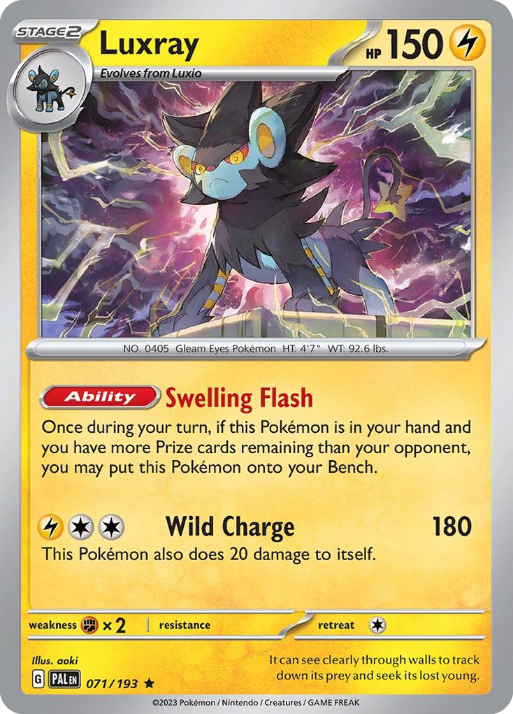 Luxray — illustrated card