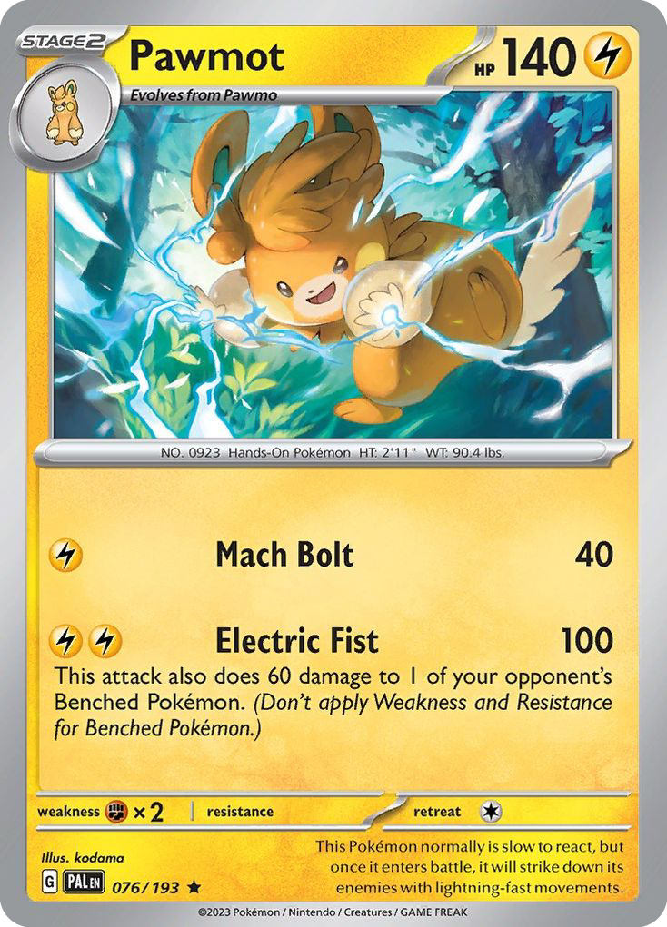 Pawmot — illustrated card