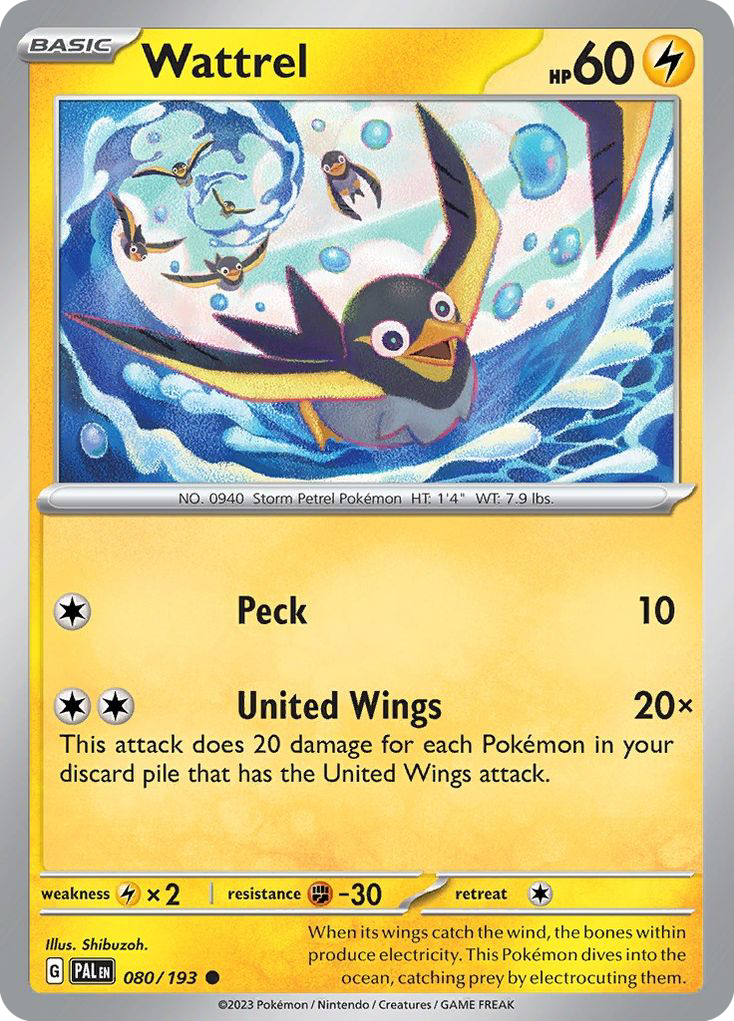 Wattrel — illustrated card