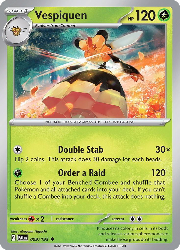Vespiquen — illustrated card