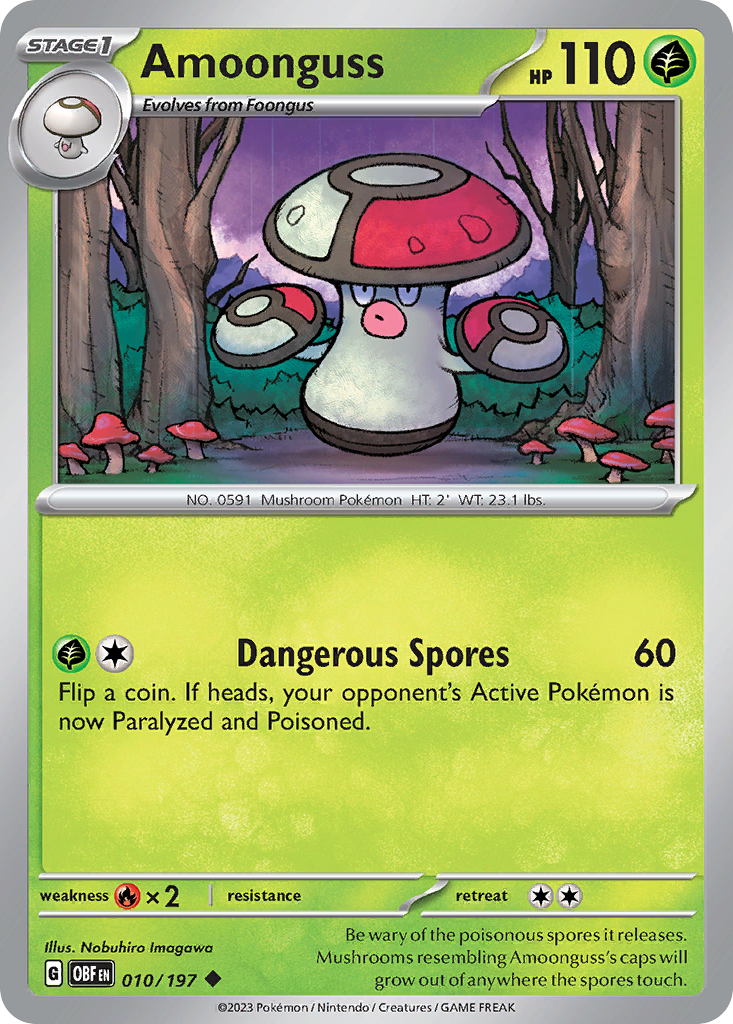 Amoonguss — illustrated card