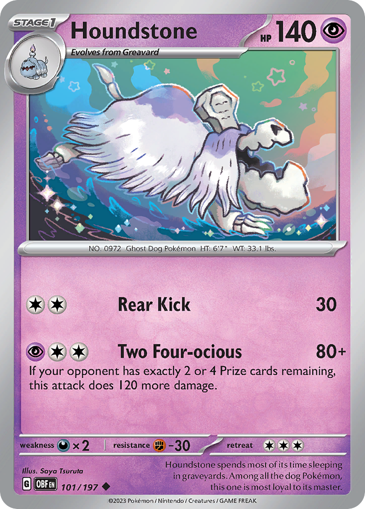Houndstone — illustrated card