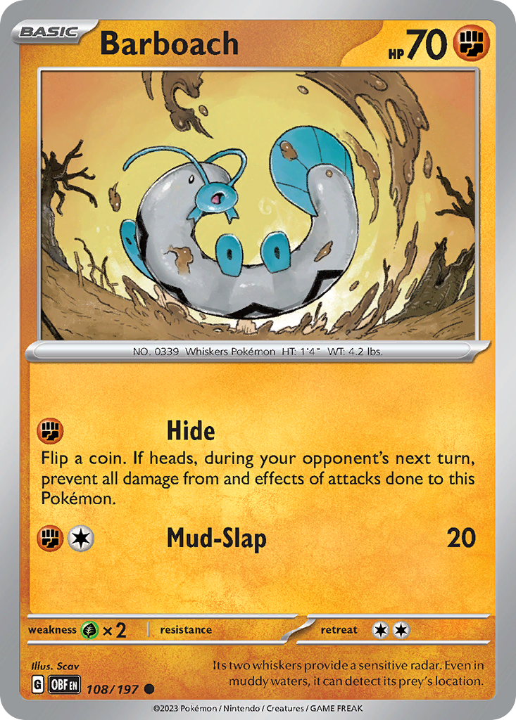 Barboach — illustrated card