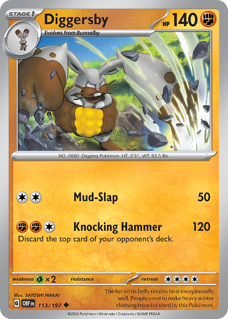 Diggersby — illustrated card